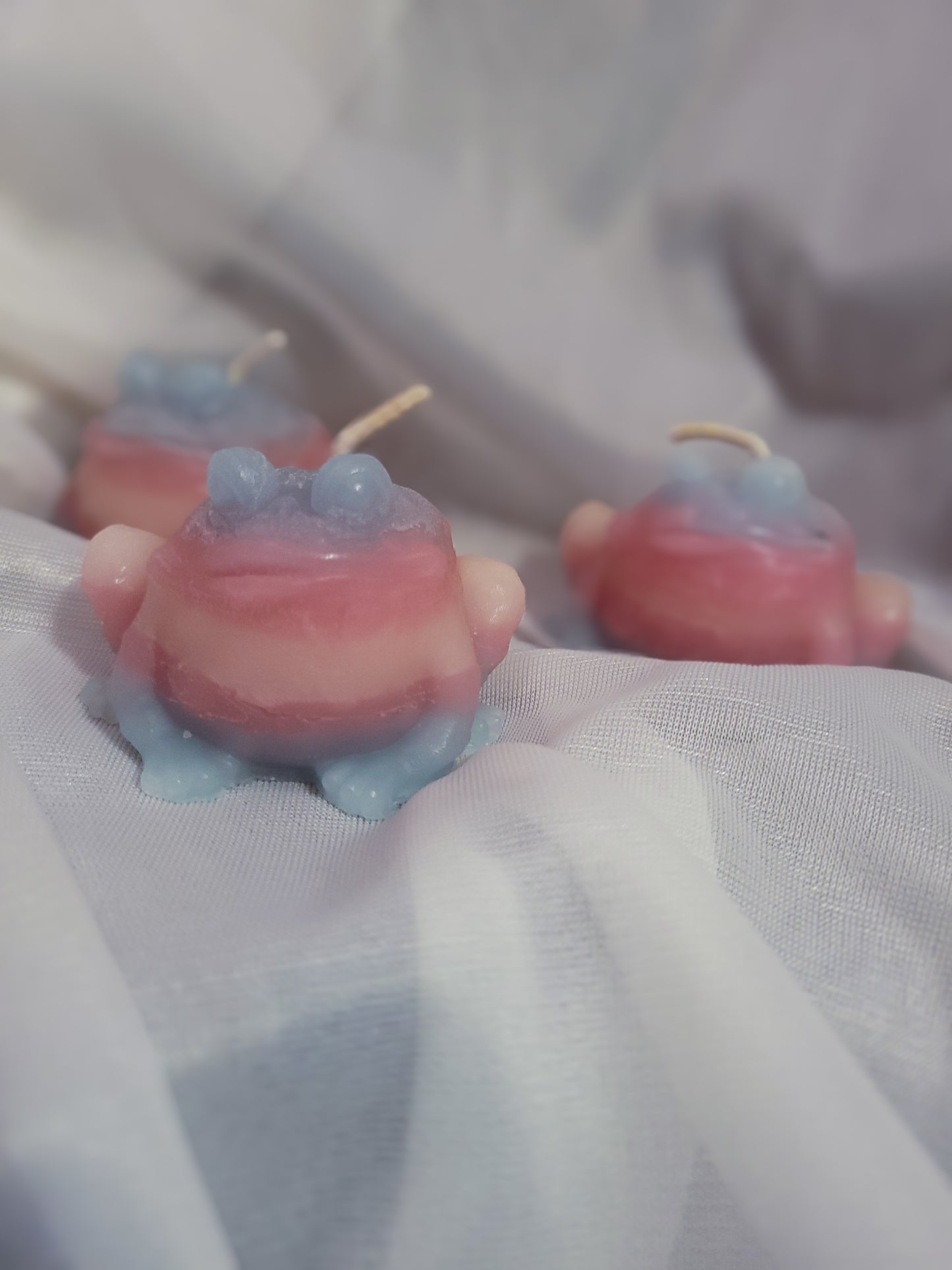 Transgender Frog Candle