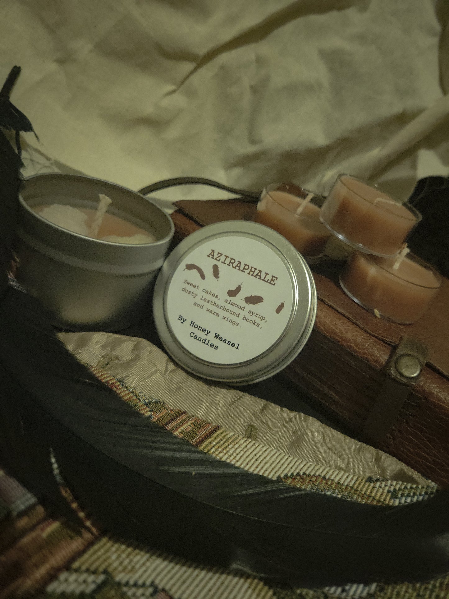 Aziraphale Inspired Candle