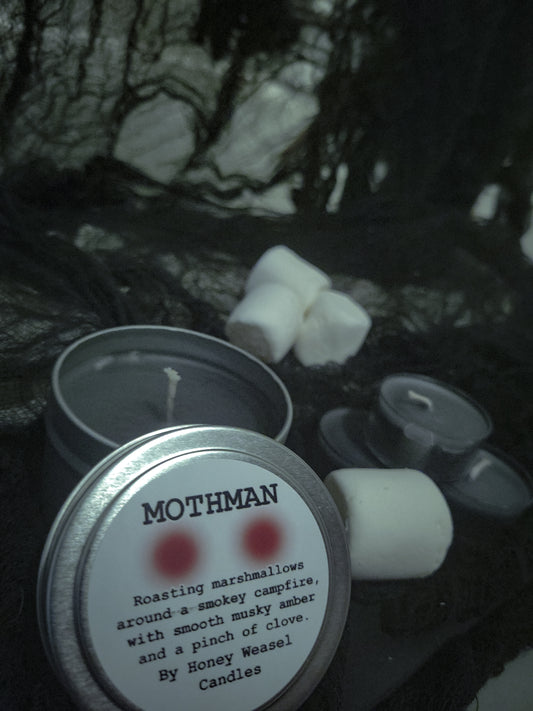 Mothman Inspired Candle