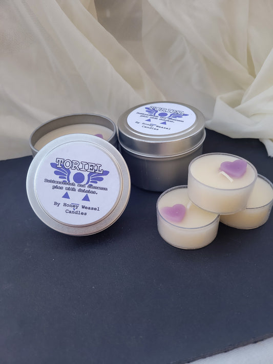 Toriel Inspired Candle