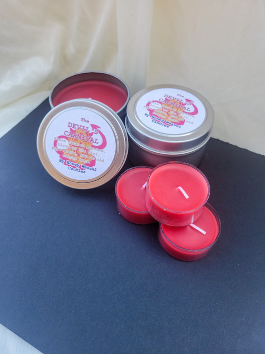 Devil's Carnival Inspired Candle