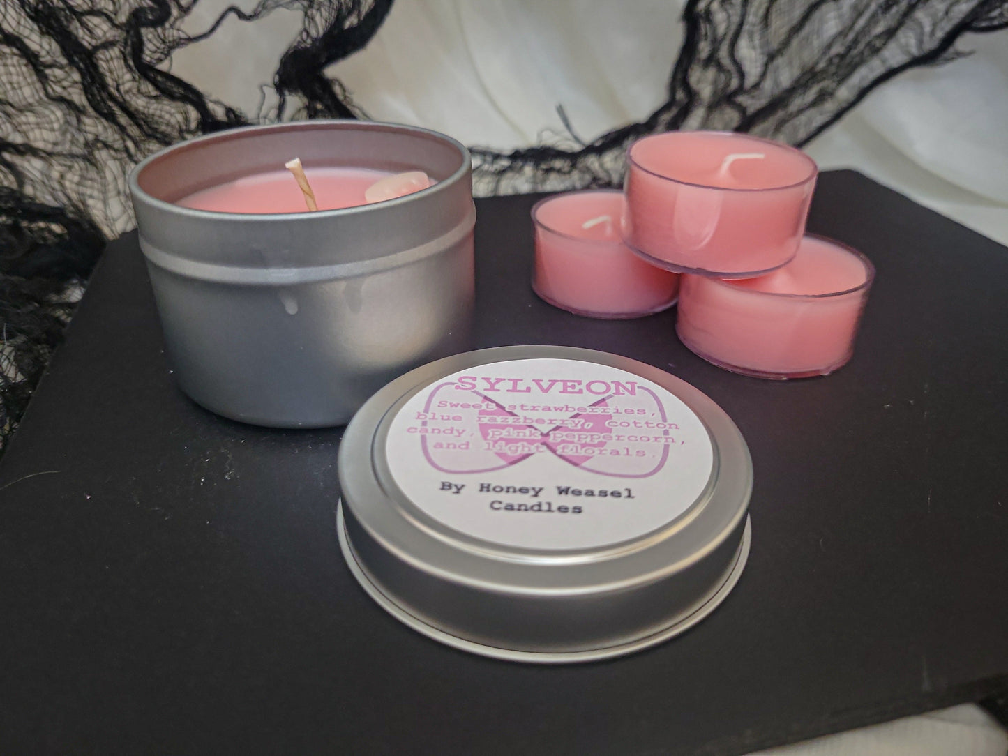 Sylveon Inspired Candle
