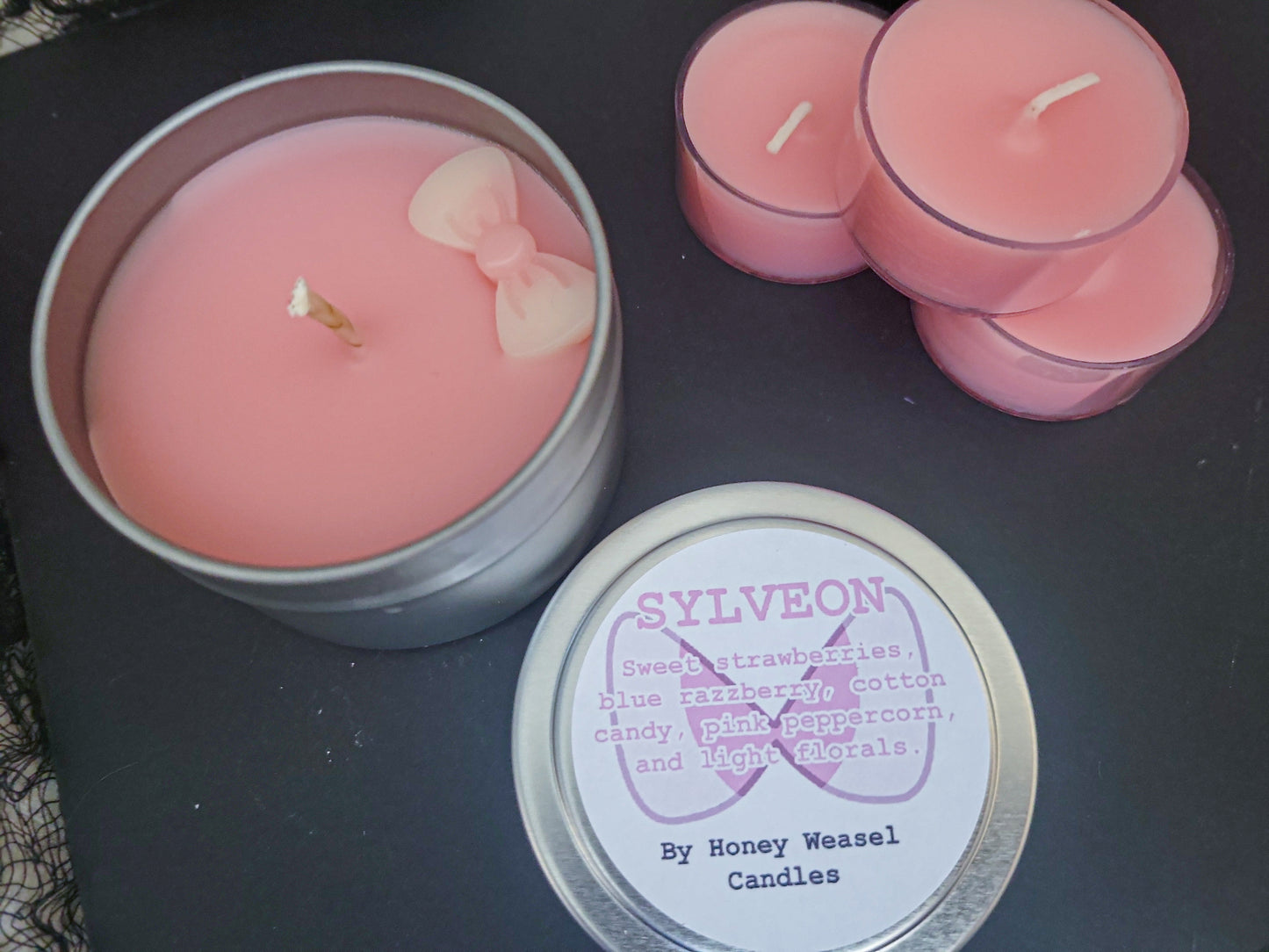 Sylveon Inspired Candle